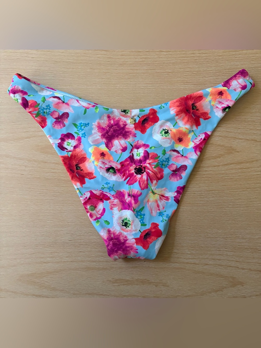 Victoria's Secret Blue Floral Underwire Bikini Set - Picture 10 of 14